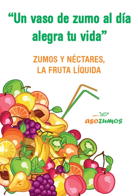 Un vaso de zumo alegra tu vida